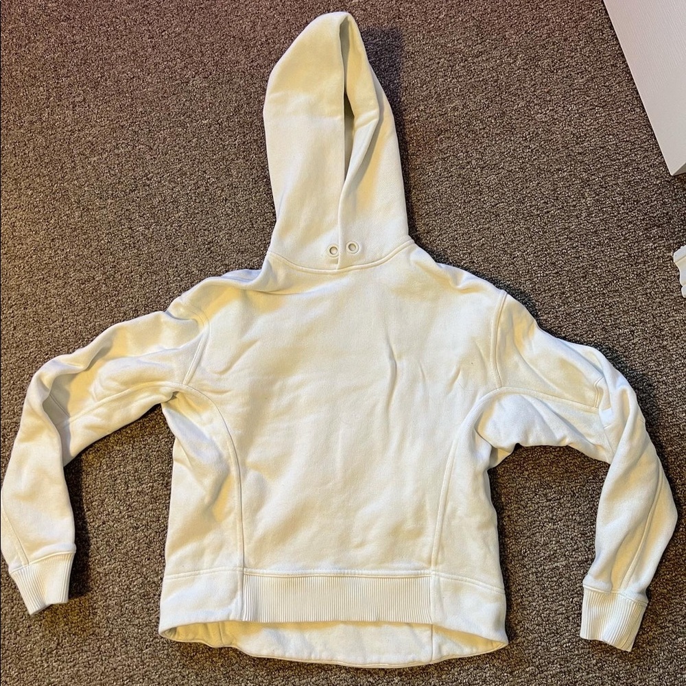 White hoodie